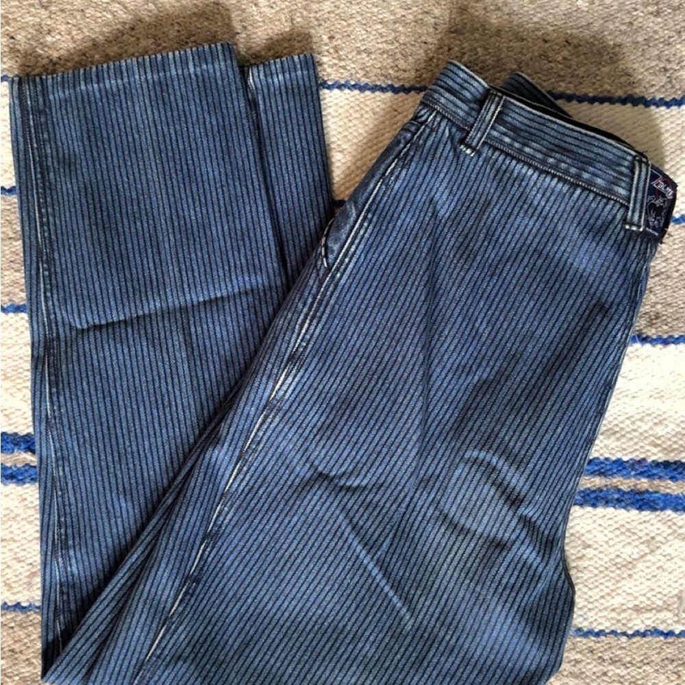 Women’s Striped Blue Pants vintage